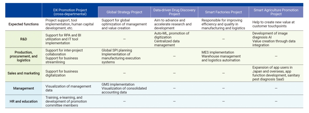DX Strategy and Projects
